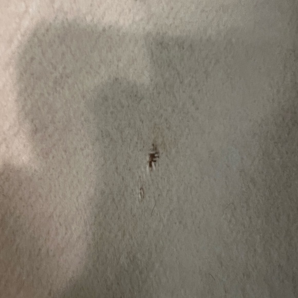 This is a white/cream wool vintage, long coat. Size 5/6. - Picture 11 of 11